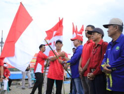 Ribuan Bendera Merah Putih Dibagikan, Warga Bulungan Diajak Bangkitkan Rasa Nasionalisme